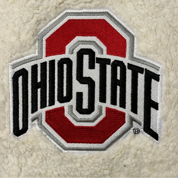 ๐ The Ohio State Long Sleeve Pullover Sherpa Sweatshirt Size Jr. Medium - Picture 4 of 12